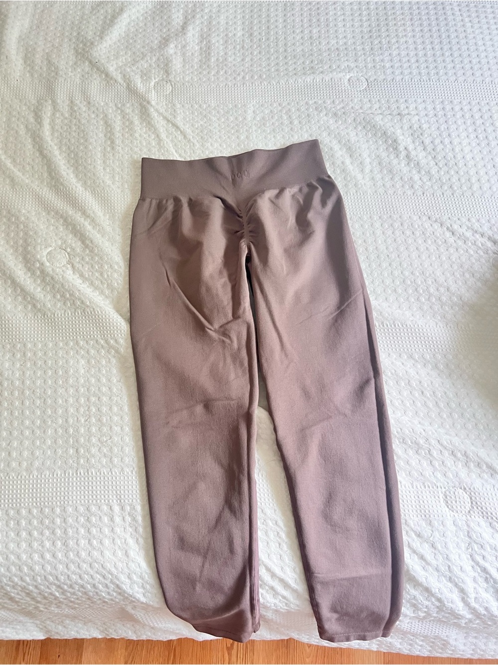 Kids High-Waist Cozy Lounge Pants - Mauve